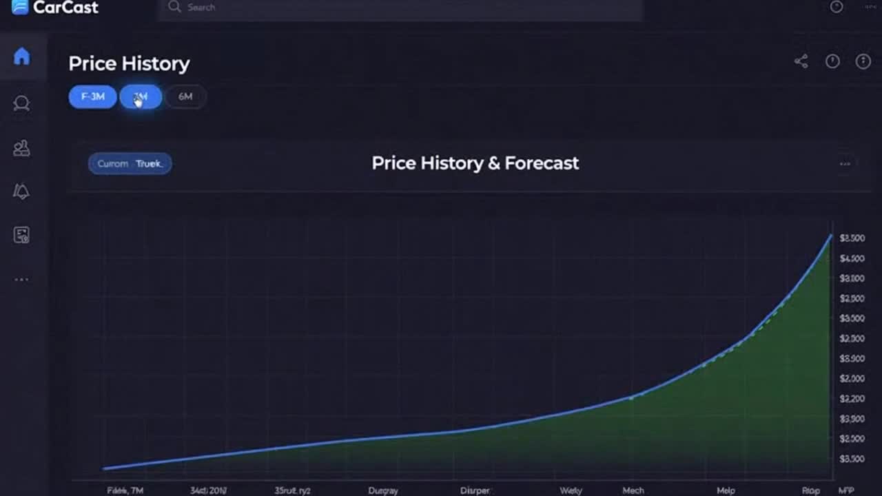 CarCast product demo: AI used-car price forecasting